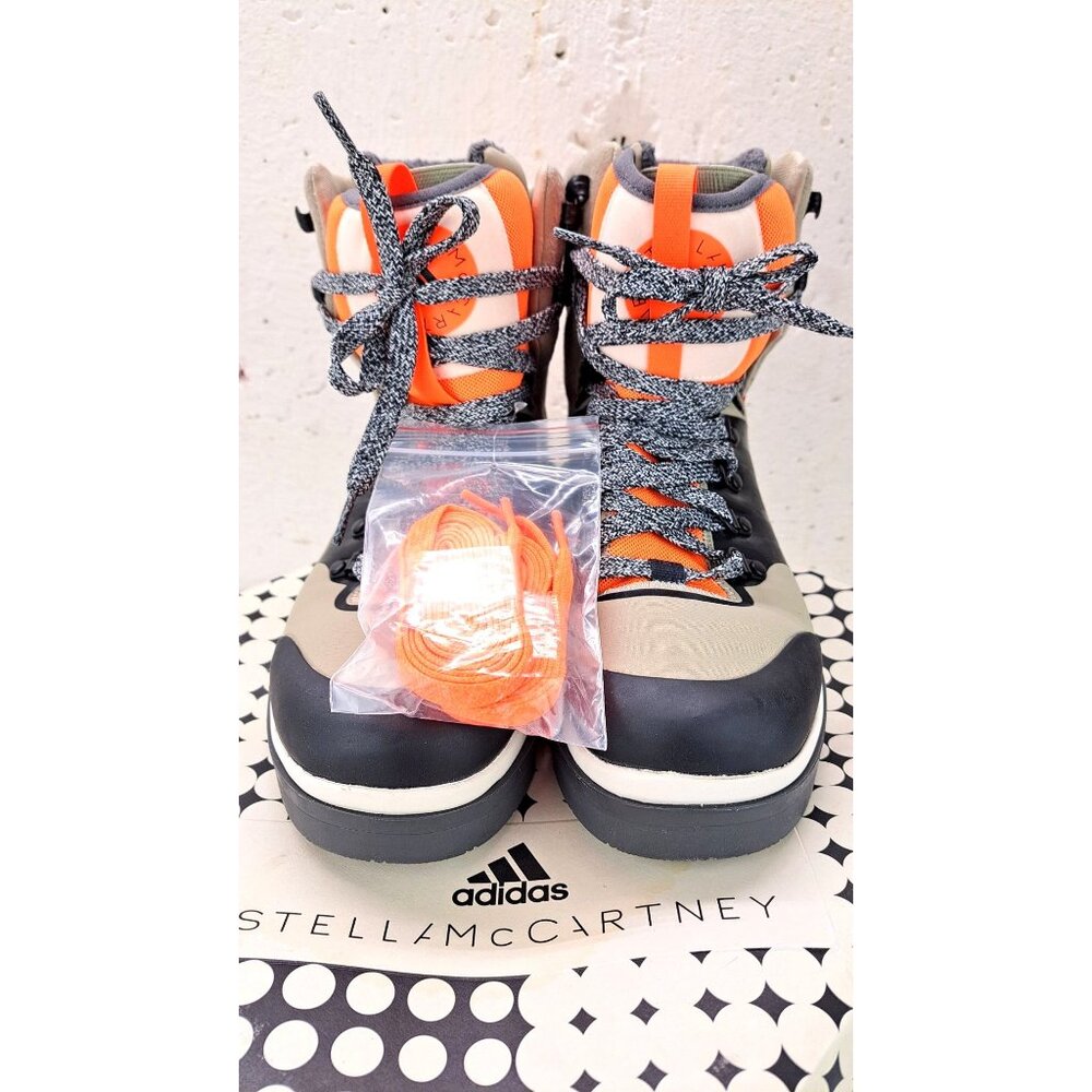 Adidas Stella McCartney Eulampis Hiking Boot Women Size 9 Orange New High Top - Picture 5 of 16